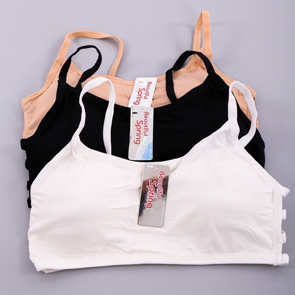 Áo Bra 4 Dây 💓 FREESHIP 💓 [BRA] Bra Cotton 2 Dây Quây Cực Xinh