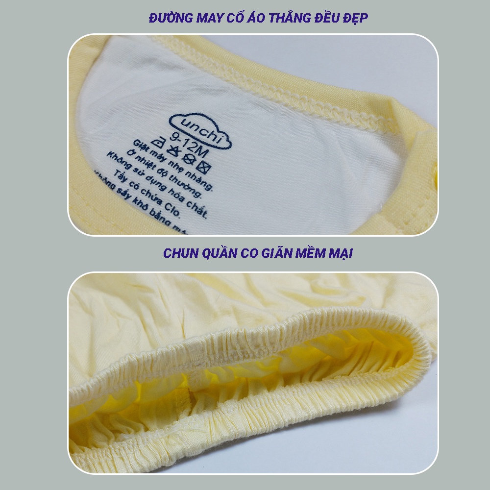 Bộ cộc tay bé trai, bé gái chất liệu thun lạnh, thoáng mát, thấm hút mồ hôi tốt (UC02)