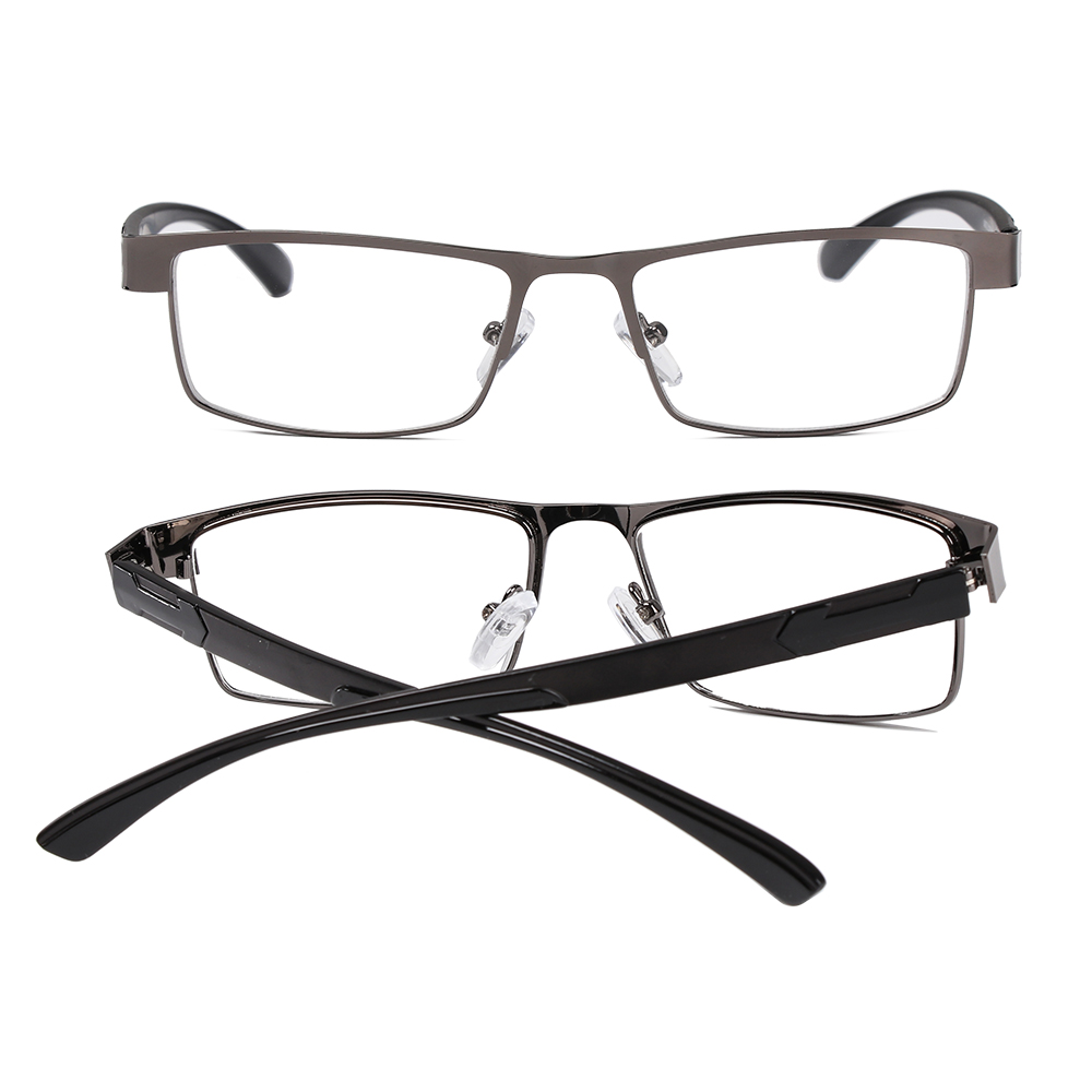 ☆YOLA☆ Men Eyeglasses Flexible Portable Vision Care Business Reading Glasses Ultra Light Resin New Fashion Metal Titanium Alloy Eye wear...