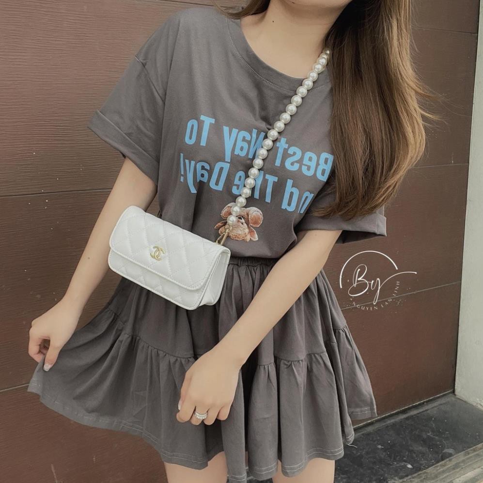 Set đồ nữ cá tính, set váy ngắn áo thun đi chơi sang chảnh mùa hè đẹp 8A00111 TKBHH | BigBuy360 - bigbuy360.vn