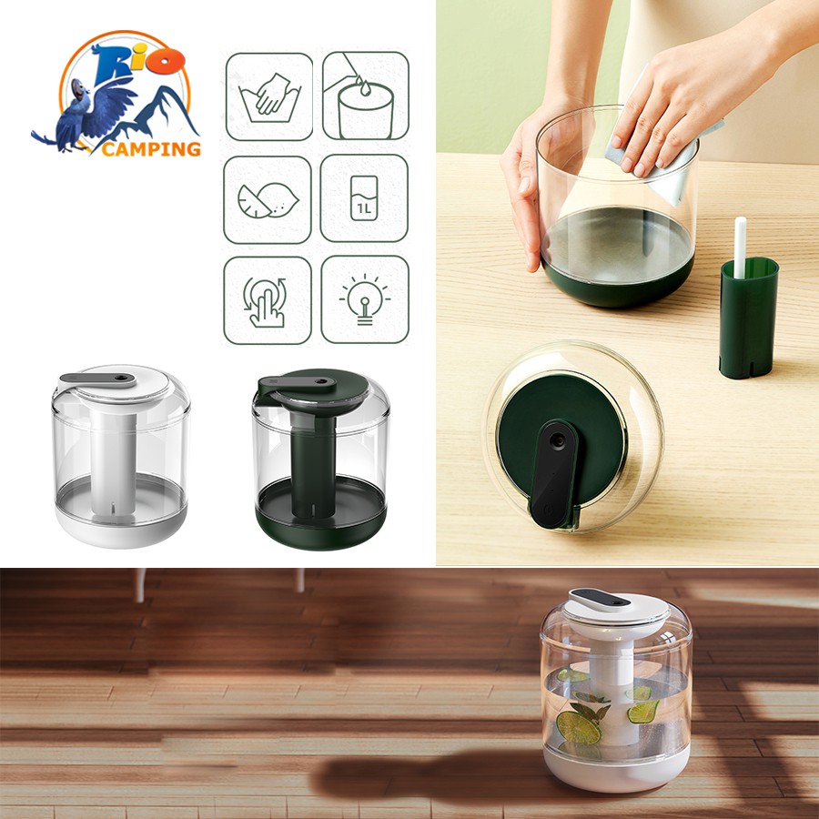 Máy phun sương Nano, tạo ẩm, khuếch tán xông tinh dầu để bàn thế hệ mới