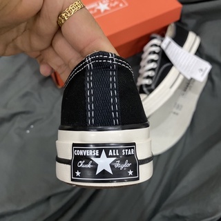 GIÀY CONVES LOW BLACK 1970S LAI AU [ FULL BOX + FREE SHIP ]