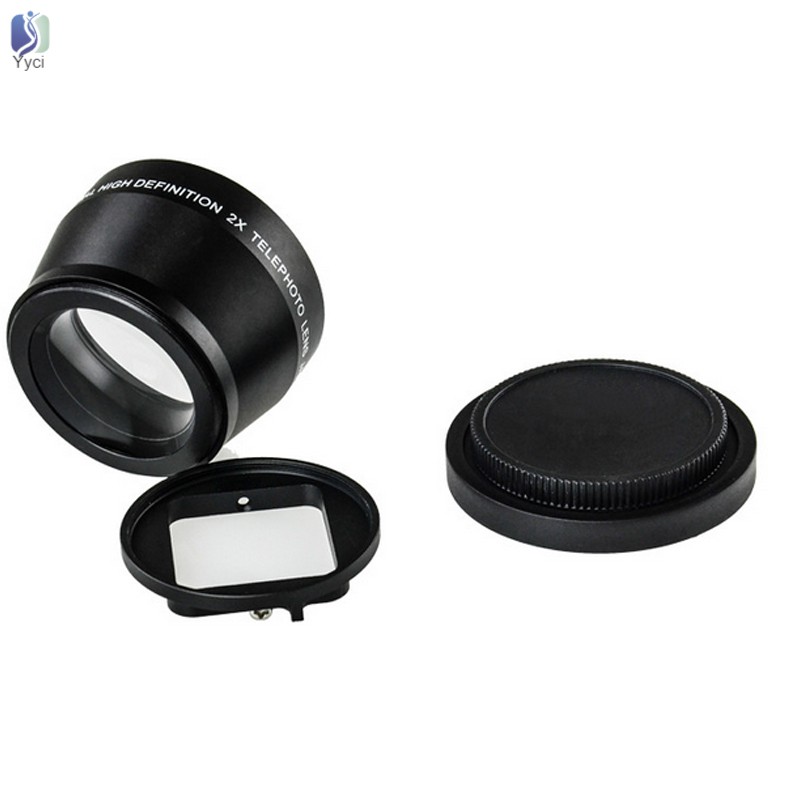 Yy Zoom Lens HD Super Telephoto Lens Universal 52mm Professional Digital Camera for Gopro GOPRO 3+ 4 for Xiaoyi  @VN