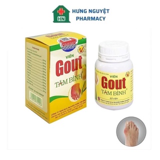 Viên gout tâm bình hỗ trợ giảm triệu chứng đau do gút