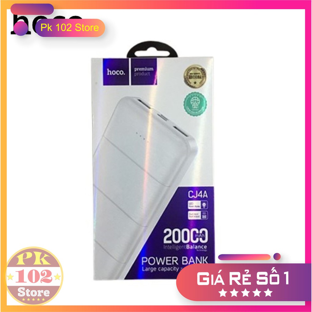 Pin Sạc Dự Phòng CHÍNH HÃNG Hoco CJ4A Bảo Hành 12 Tháng - 20.000mAh cực bền (PK102store)