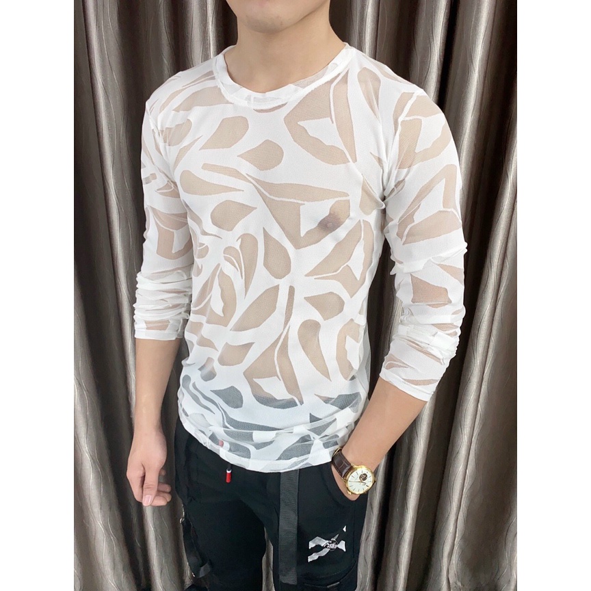 Áo lưới tay dài - Áo nam