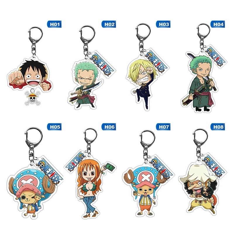 Móc Khóa Hoạt Hình One Piece 16 Kiểu