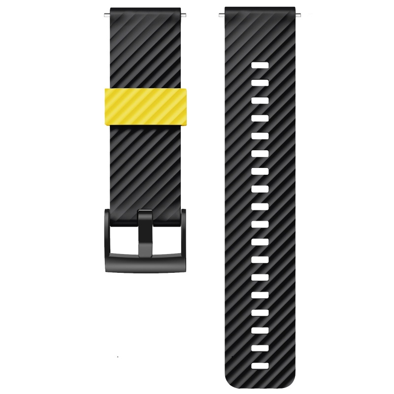 Dây đeo đồng hồ bằng silicone cao su 24mm cho Suunto- 7/ 9/ Baro Hr D5