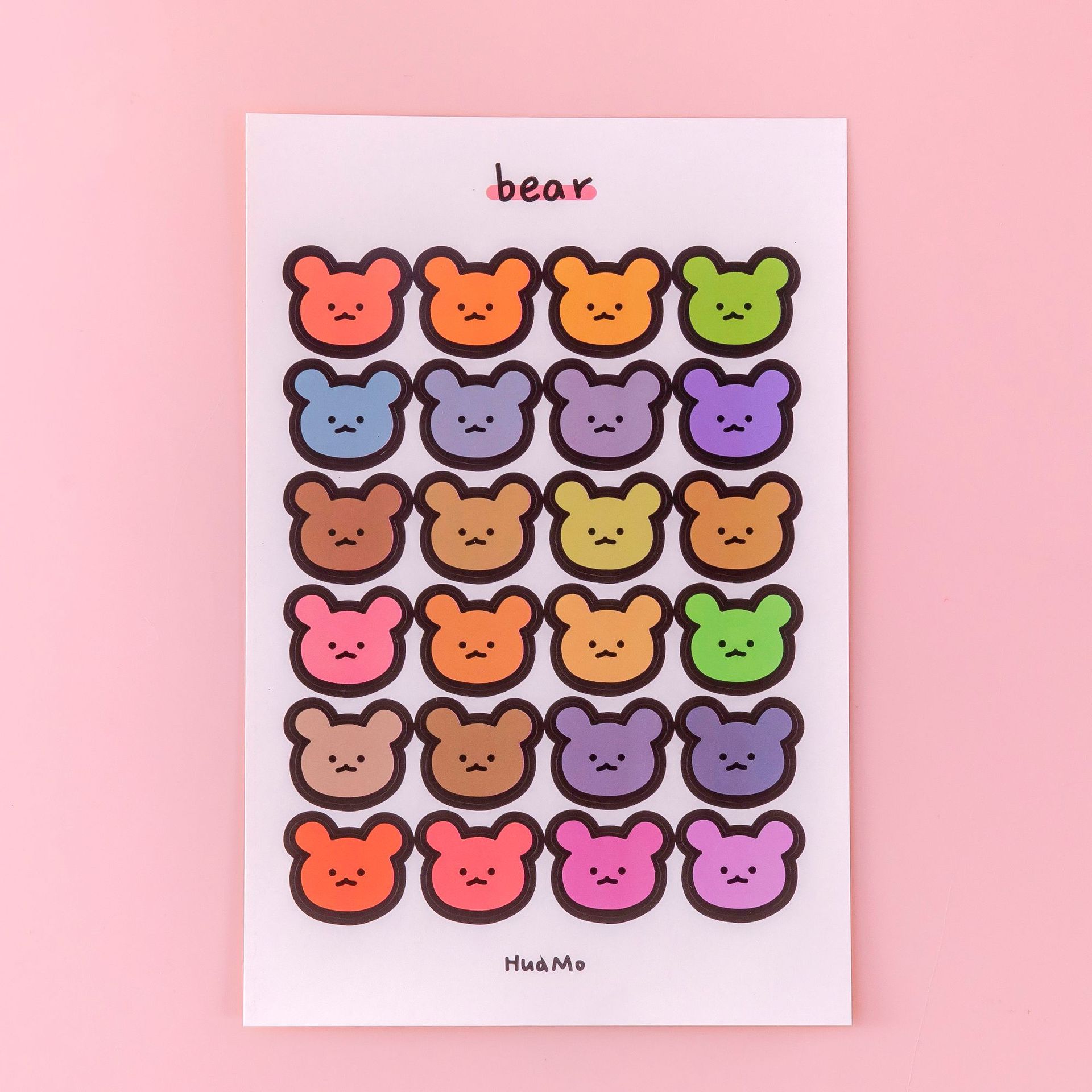 🔥Mua 3 Tặng 1🔥 Miếng Dán Sticker Trang Trí Hình Tròn Màu Gradient Kiểu Hàn Quốc