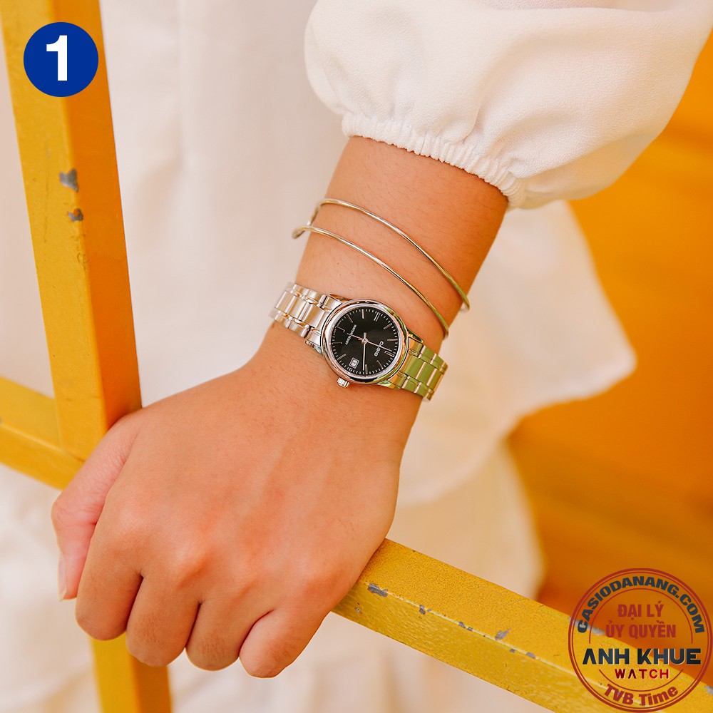 Đồng hồ nữ dây kim loại Casio chính hãng Anh Khuê LTP-V002 Series (25mm)