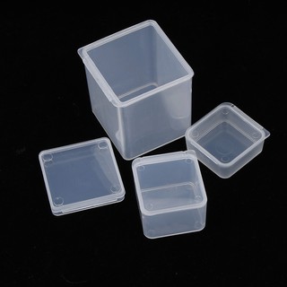 Containers Square Clear Jewelry Plastic Boxes Storage
