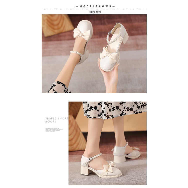 Giày Sandal Mary Jane Đế Dày Phong Cách Thời Trang Mùa Hè 2022 Mới
