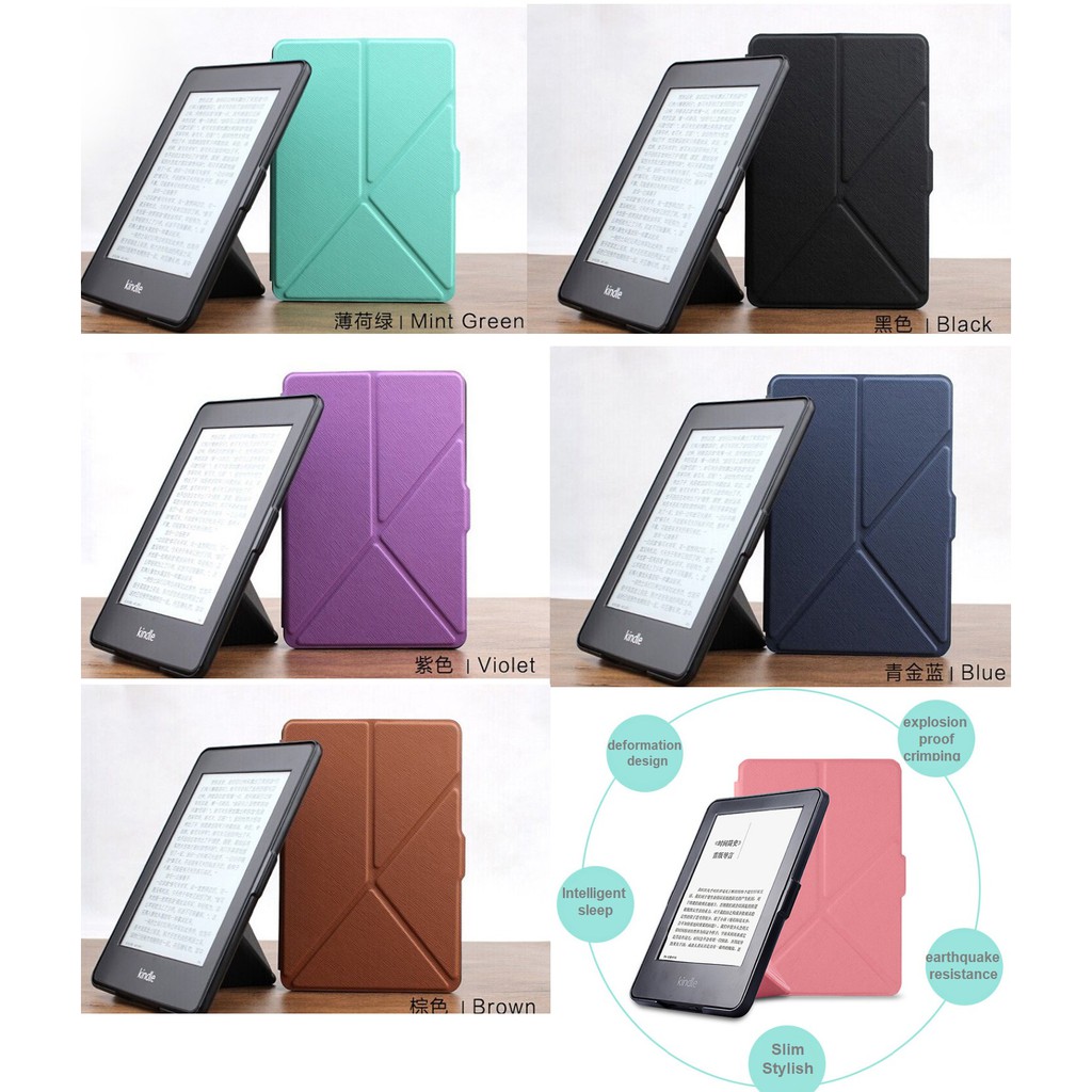 [Kindle Paperwhite 123--4] Smart Cover Origami - bao da thông minh để bàn | BigBuy360 - bigbuy360.vn