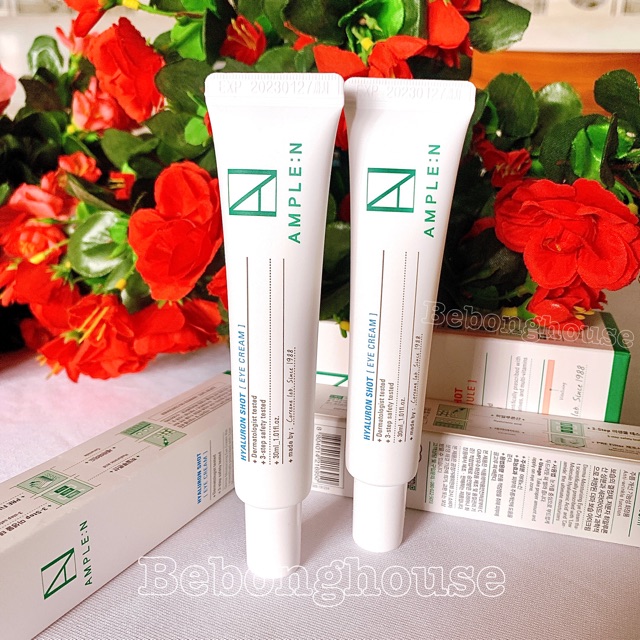 COREANA Kem dưỡng vùng da quanh mắt Ample:N Hyaluron Shot Eye Cream