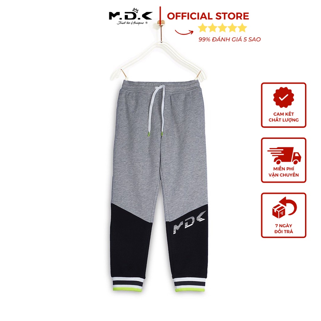 Quần Dài Bé Trai M.D.K Contrast Color Printed Jogger M.D.K - năng động, cá tính