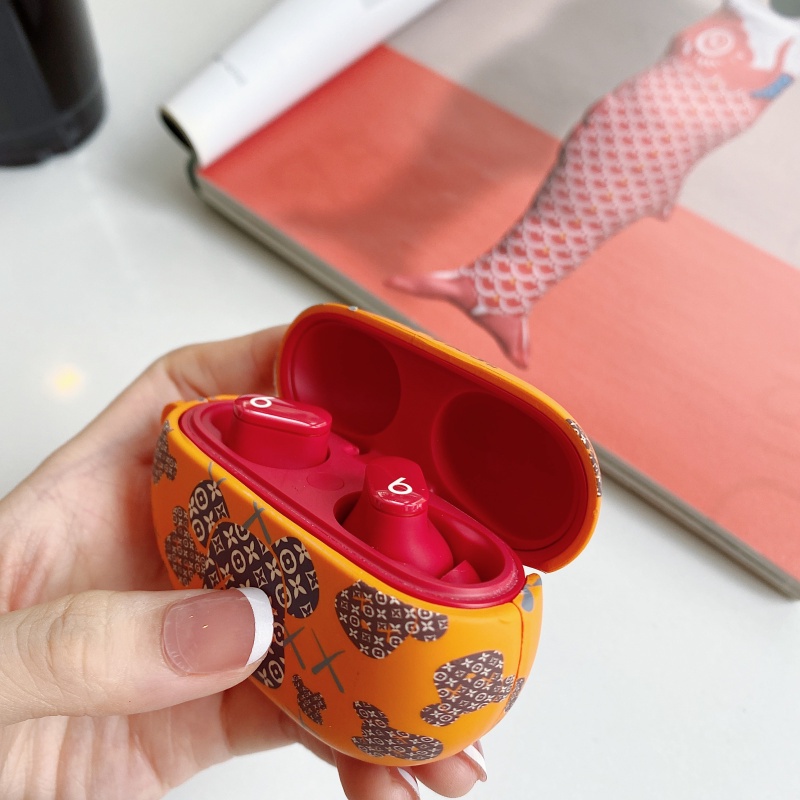 Vỏ bảo vệ hộp sạc tai nghe không dây PC cứng chống sốc họa tiết đa dạng cho Beats Studio Buds