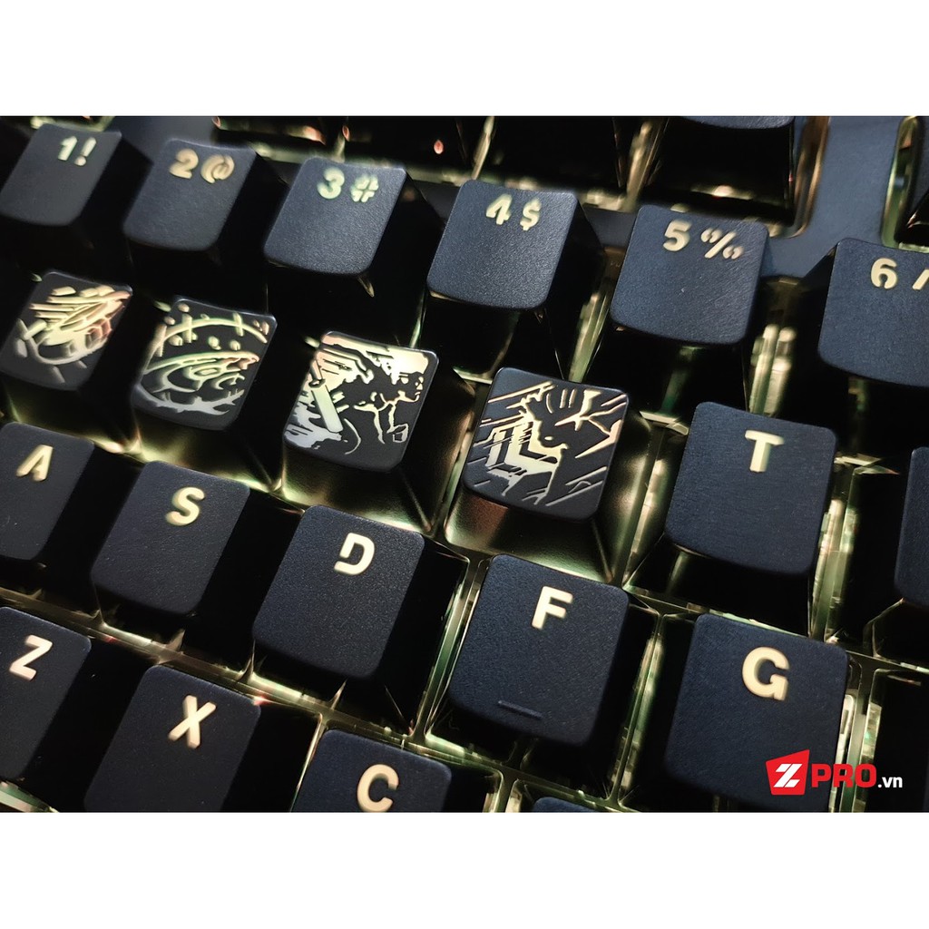 [Mã ELFLASH5 giảm 20K đơn 50K] Keycap Liên Minh Huyền Thoại Kỹ năng EKKO - EKKO Skill Keycap (Dùng cho bàn phím cơ)