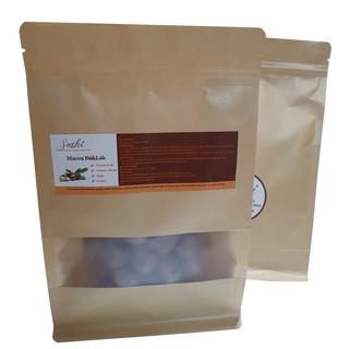 Hạt macca daklak - 500g sấy nứt vỏ loại 1 size 25-28 mm - tặng kèm khui hạt