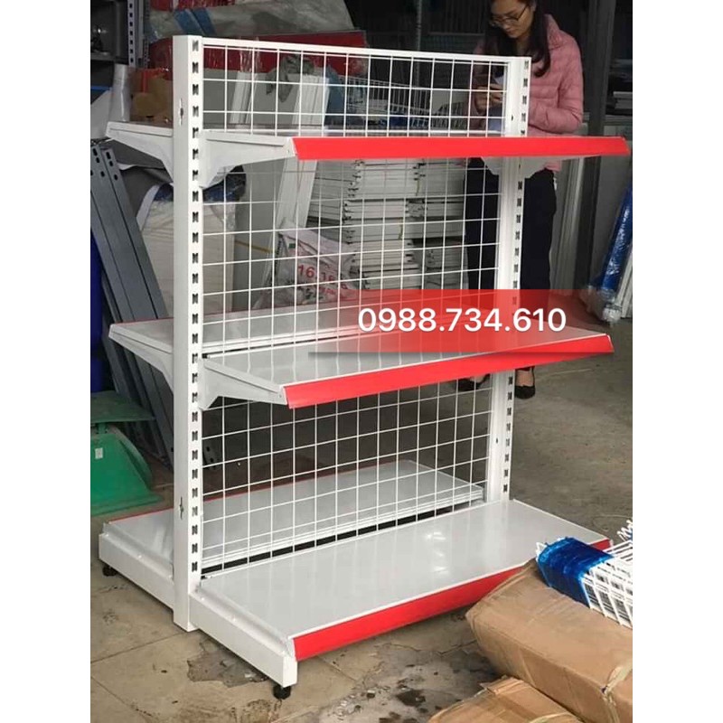 Kệ đôi cao 1m2 dài 1m2 3 tầng độc lập