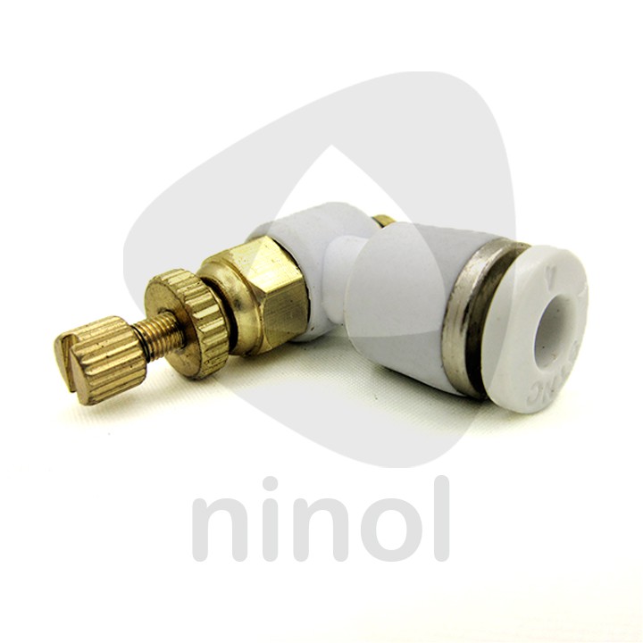 Van tiết lưu khí nén ren ngoài STNC YSC ống 4, 6, 8, 10mm