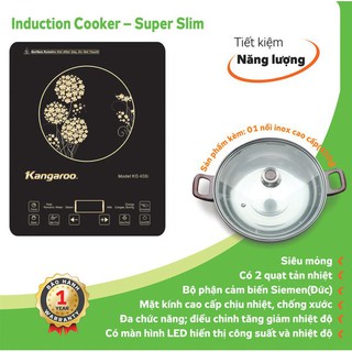 Bếp từ sêu mỏng Kangaroo KG408I