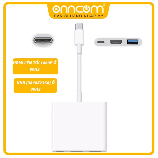 Cáp Apple USB-C Digital AV Multiport Adapter (Openbox) BH 3 tháng