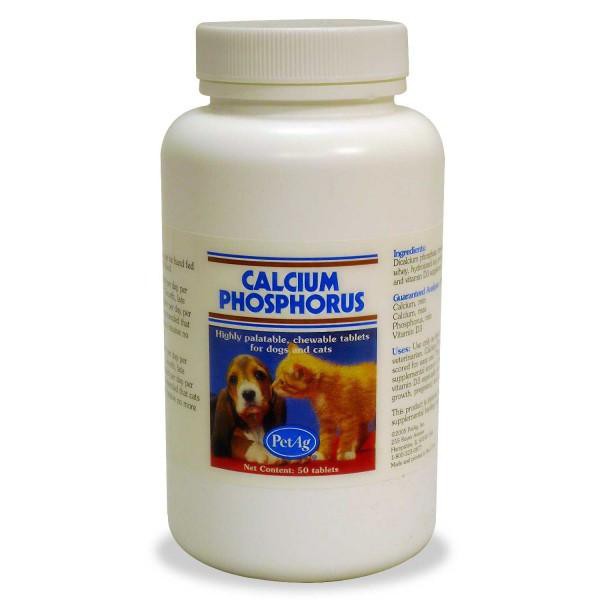 Viên Bổ Sung Canxi Calcium Phophorus Dùng Cho Chó Mèo - hũ 50 viên