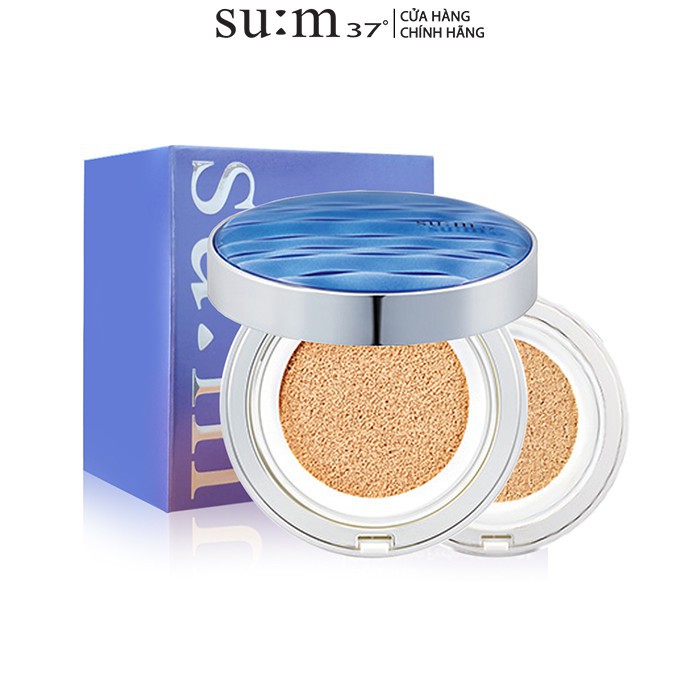 Phấn nước cấp ẩm Su:m37 Water-full CC Cushion Perfect Finish SPF50+ PA+++ 15g (tặng thêm lõi 15g)