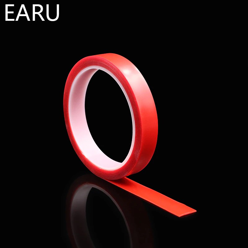 Băng keo 2 mặt chất liệu silicone trong suốt 3m