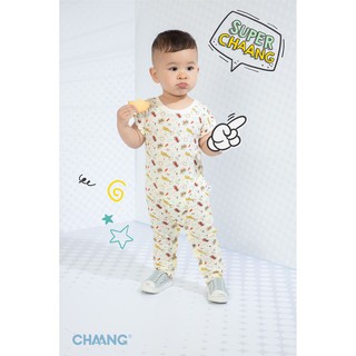 Bộ body hero trắng cho bé CHAANG