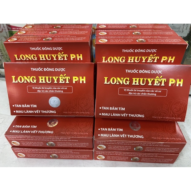 Long Huyết PH - tan vết bầm tím, mau lành vết thương( hộp 24 viên) ( CAM KẾT CHÍNH HÃNG ) | BigBuy360 - bigbuy360.vn