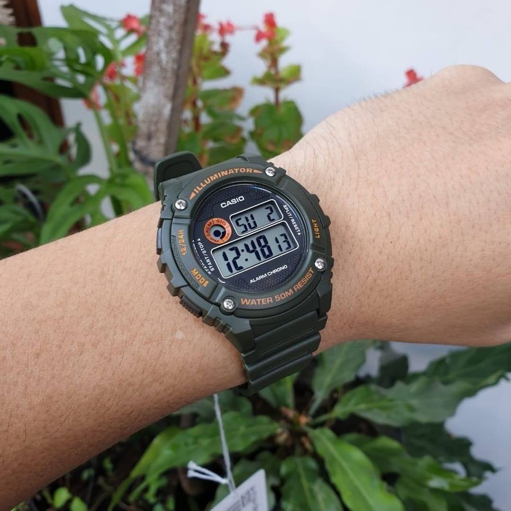 Đồng hồ Casio Nam W-216 chính hãng bảo hành 1 năm Pin trọn đời | BigBuy360 - bigbuy360.vn