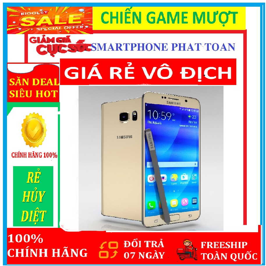 điện thoại Samsung Note5 __SAMSUNG GALAXY NOTE 5 Chính Hãng Ram 4GB bộ nhớ 32GB mới, Pút S-pen nhạy, Pin trâu