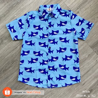 [Yeah1Shop]- Áo sơ mi hoạt hình (M, L, XL) (SMHH)