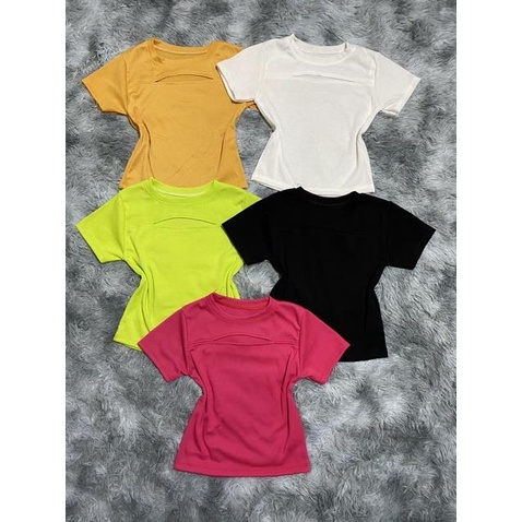 Áo croptop nữ thun Borip kiểu khoét ngực (Video) [Hàng Đẹp] | BigBuy360 - bigbuy360.vn