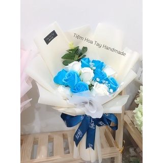 Set hoa sáp 11 bông kèm túi+thiệp
