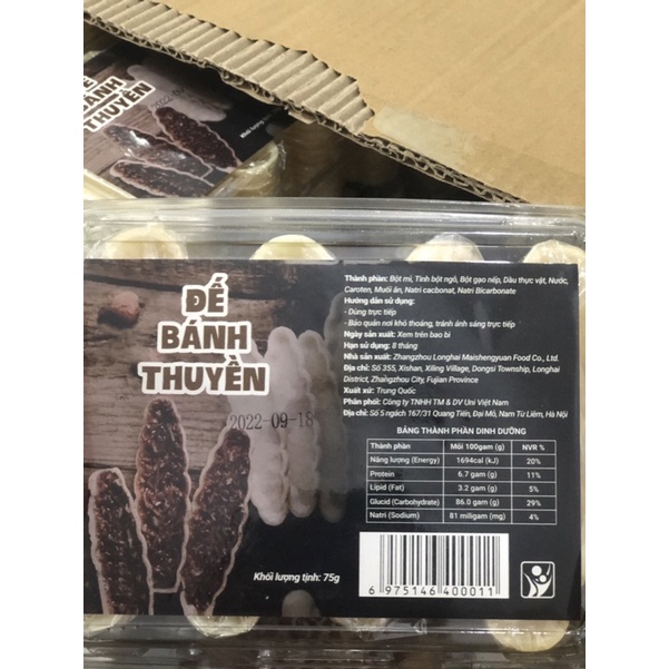 Đế bánh thuyền - set 60 cái