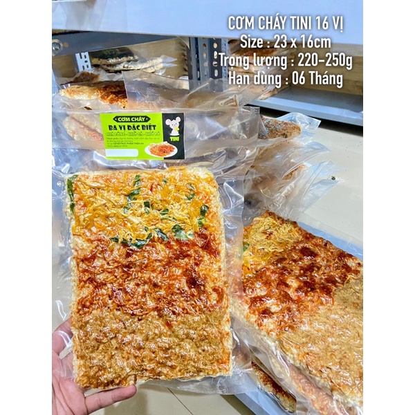 CƠM CHÁY MIX 3 VỊ ĐẶC BIỆT SIÊU CHÀ BÔNG, KHÔ BÒ, KHÔ GÀ THƯỢNG HẠNG- GÓI HÚT CHÂN KHÔNG 250G