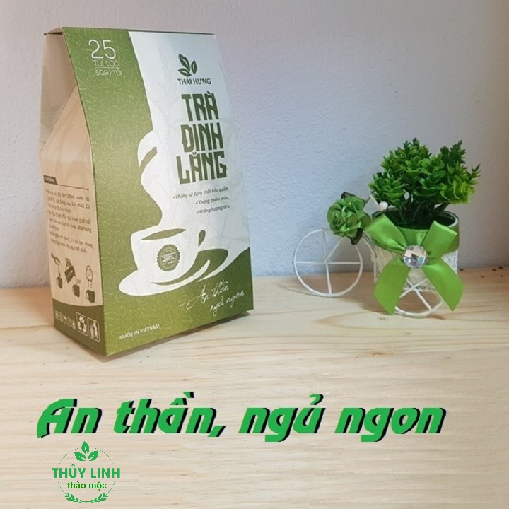 Trà đinh lăng thái hưng 25 túi lọc x 5g an thần, ngủ ngon, giảm stress - ảnh sản phẩm 3