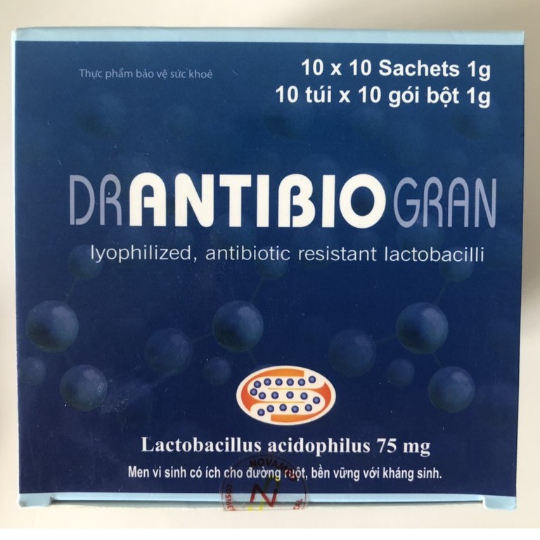 MEN TIÊU HOÁ DR ANTIBIO GRAN  Cho Trẻ Em & Người Lớn