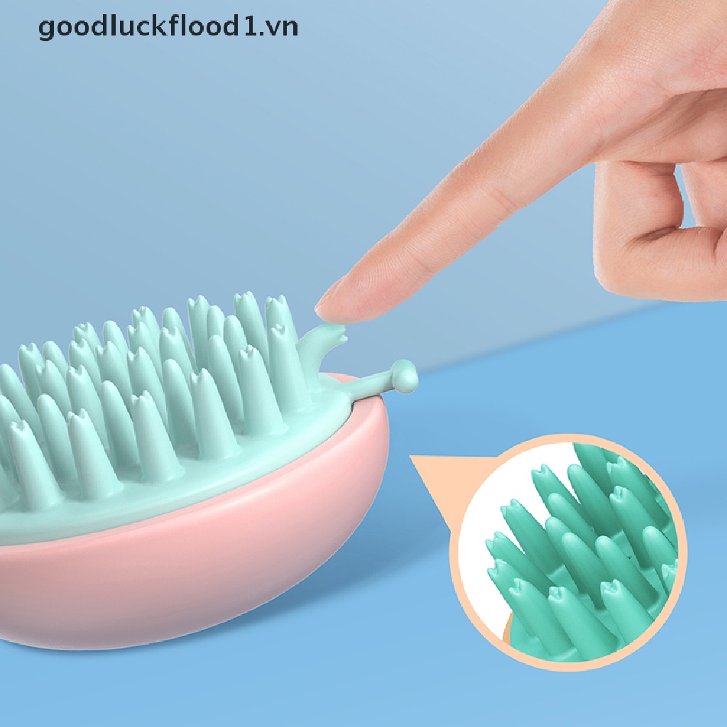 Lược Silicone Mát Xa Đầu Tiện Dụng
