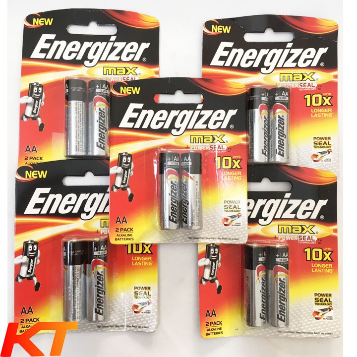 Pin AA Energizer alkaline LR6 - AM3 E91 ( vỉ 2 viên)