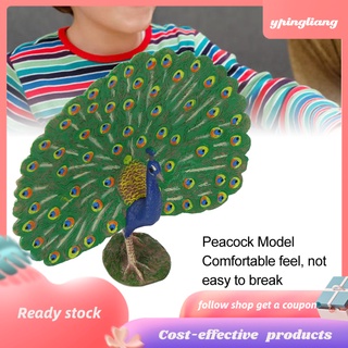 [ypingliang]Đồ trang trí Chim Công Bằng Nhựa Dùng Trang Trí