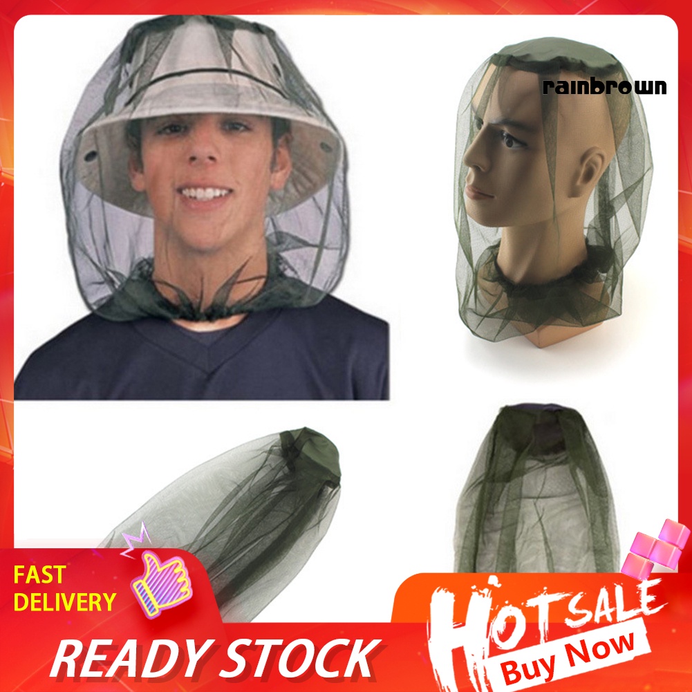 Lưới Che Mặt Chống Côn Trùng Chống Muỗi Dùng Khi Đi Cắm Trại