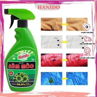 Chai tẩy nấm mốc quần áo và đồ dùng nhà cửa đa năng hando 500m