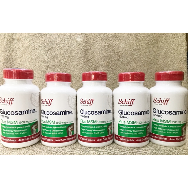 [Hàng Mỹ Có Bill] Viên uống hỗ trợ xuơng khớp Schiff Kirkland Glucosamine 150 viên.