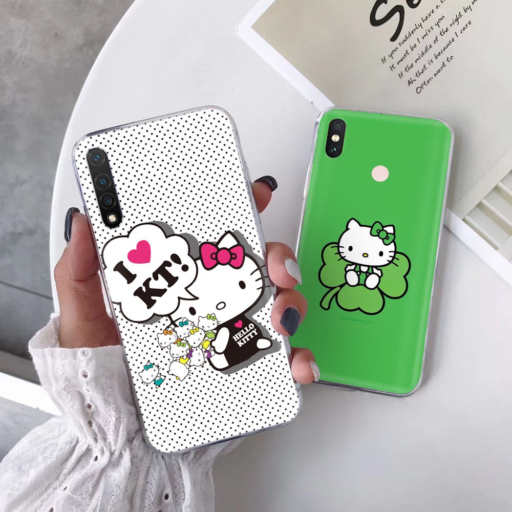 Ốp Điện Thoại Trong Suốt In Hình Hello Kitty Cho Motorola Moto G4 G5 Plus G5S G6 Z3 Play Tb35