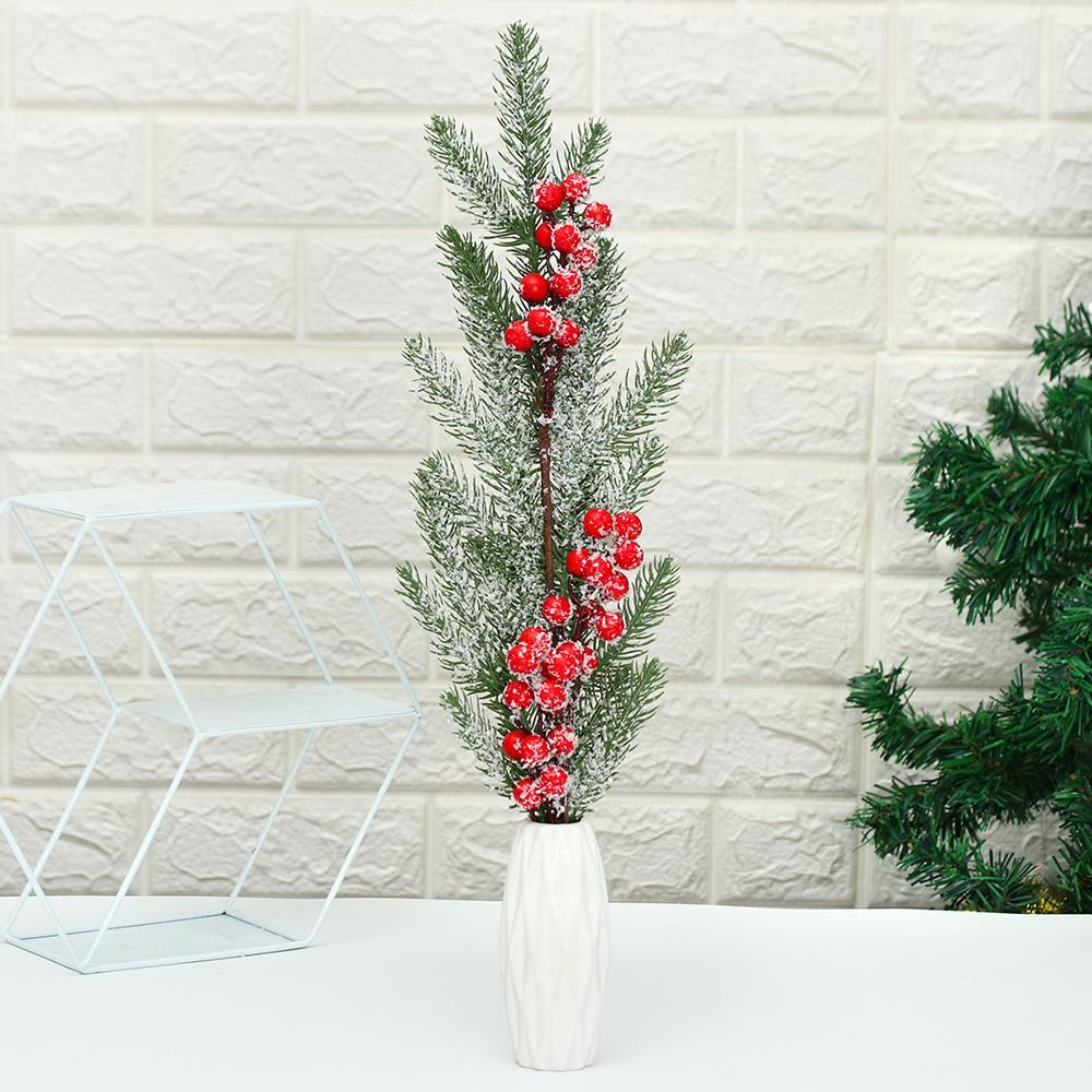 Nhánh Quả Berry Nhân Tạo Dùng Trang Trí Tiệc Giáng Sinh DIY