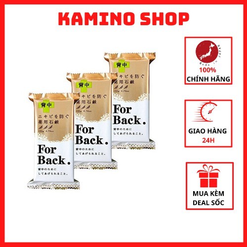 Xà Phòng Tắm Pelican For Back Giảm Mụn Lưng Hàng Nhật Nội Địa Kamino Shop