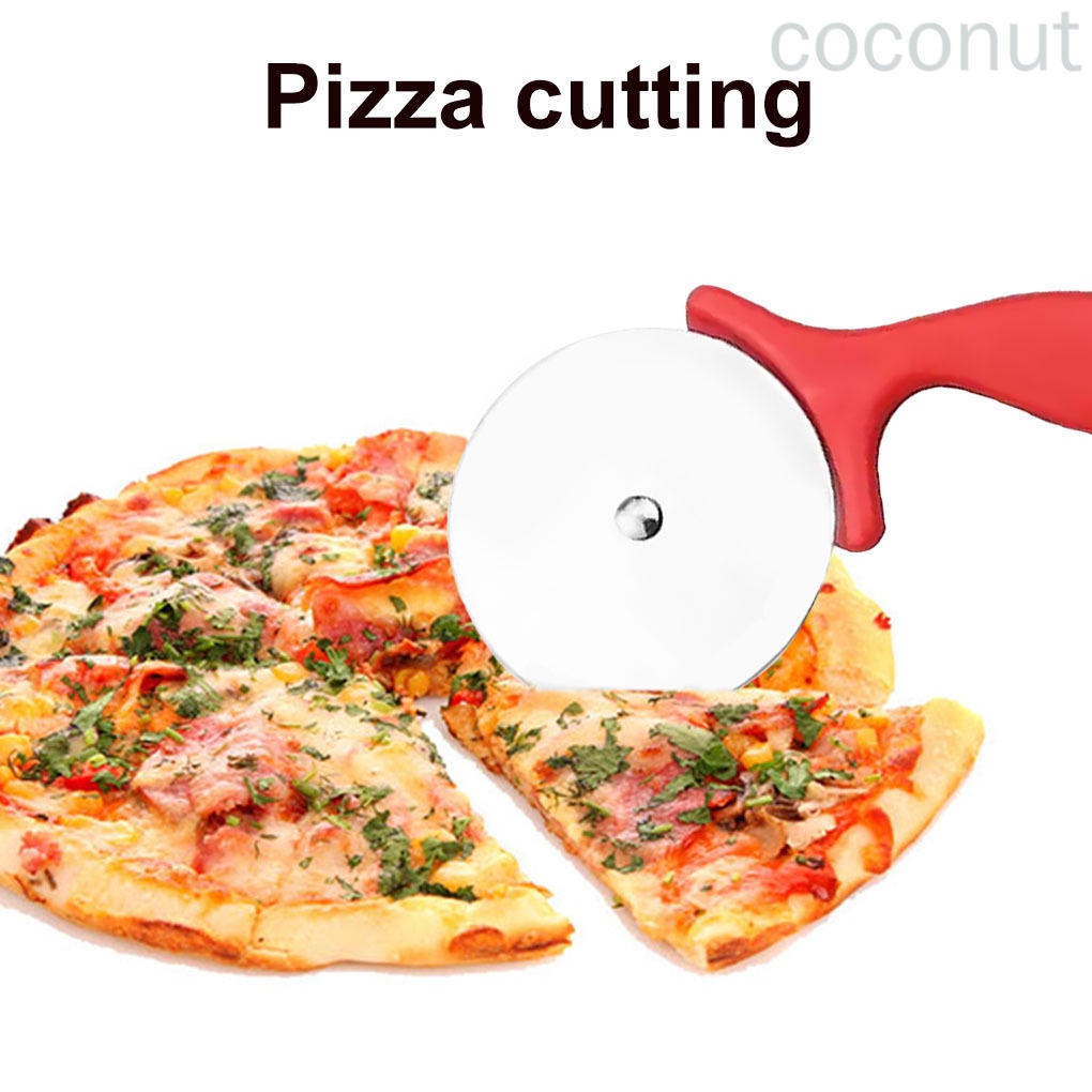 Dao Lăn Cắt Bánh Pizza Bằng Thép Không Gỉ Tiện Dụng